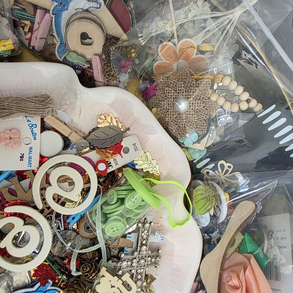 Mystery Junk Journal Assorted  Embellishment Mix - Picture 3 of 14